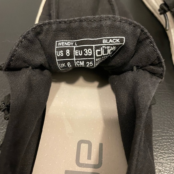 Hey Dude Black Moccasins with Slip-On Design and Padded Collar - Picture 5 of 7